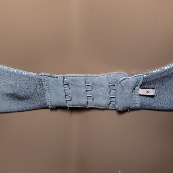 Victorias Secret Uplift Semi Demi Bra Push Up Underwire Glitter Convertible 32B - Picture 7 of 13